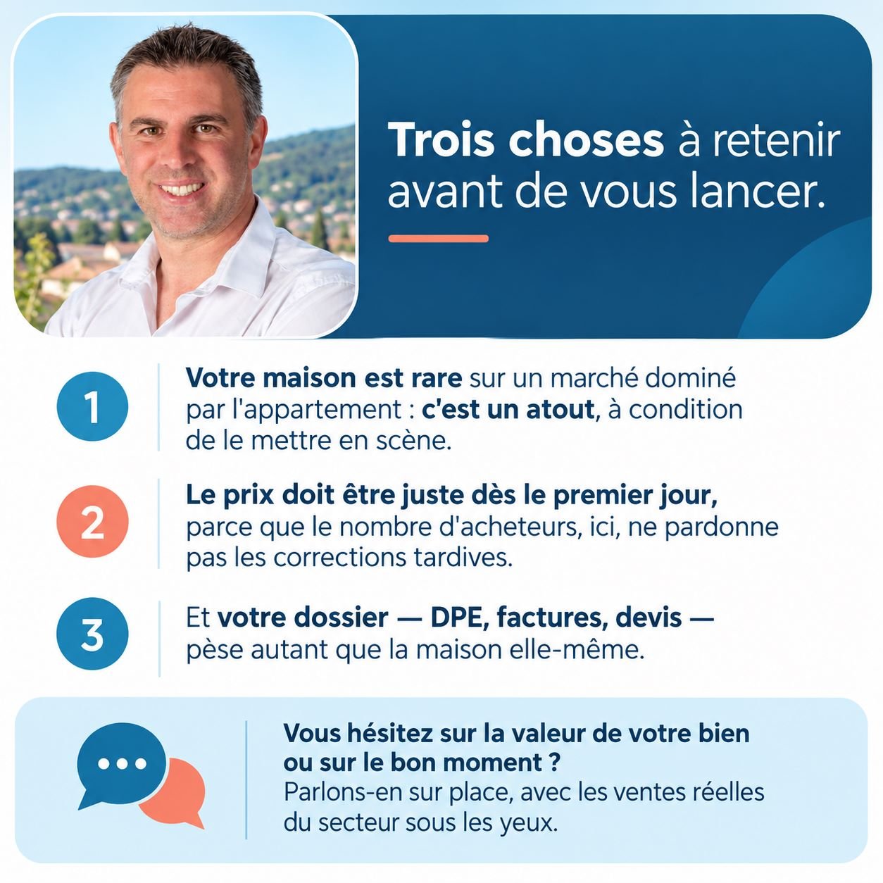Infographie : les étapes pour vendre sa maison à Annonay